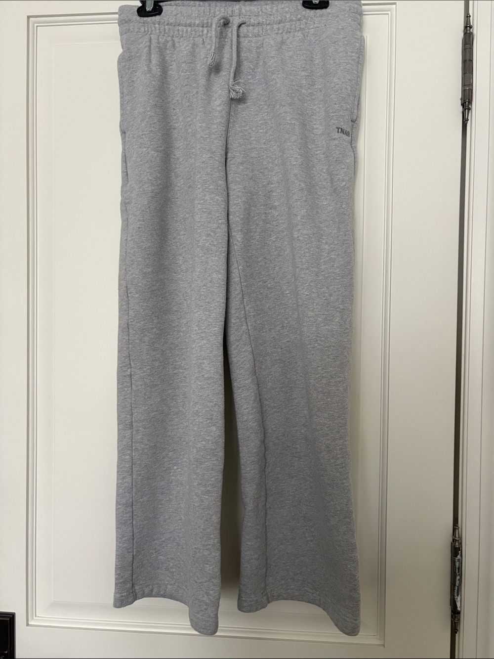 TNA Gray Sweatfleace Boyfriend Fit with Drawstring Waist